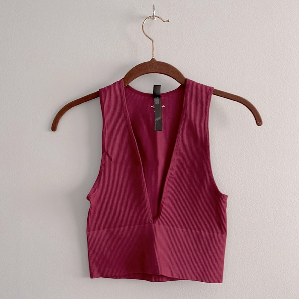 Out from Under by Urban Outfitters Size M Mulberry Hailey Seamless Bra Top